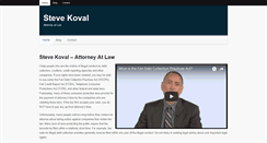 Desktop Screenshot of kovalfirm.com