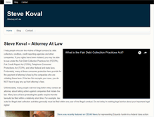 Tablet Screenshot of kovalfirm.com